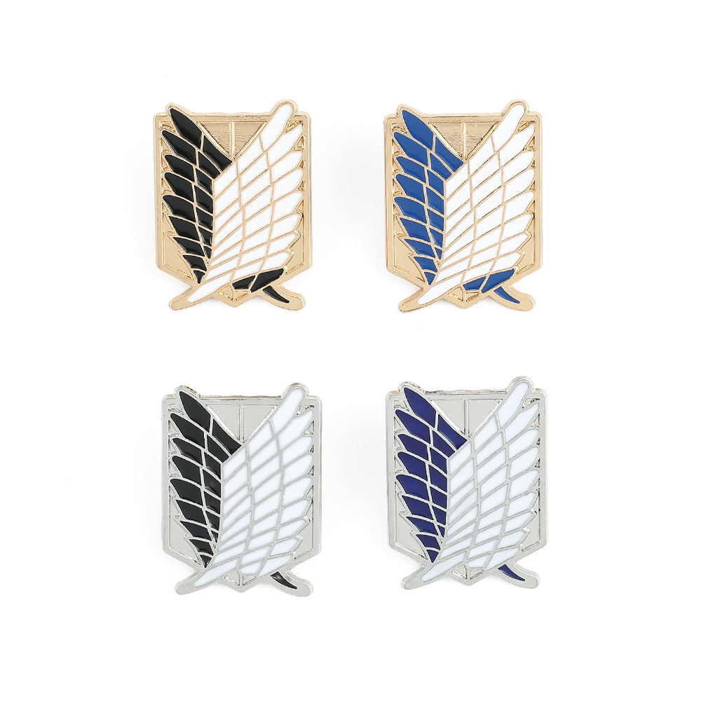 Enamel Pin Set - เข็มกลัดเคลือบลายอนิเมะ Attack on Titan เอเรน เยเกอร์
