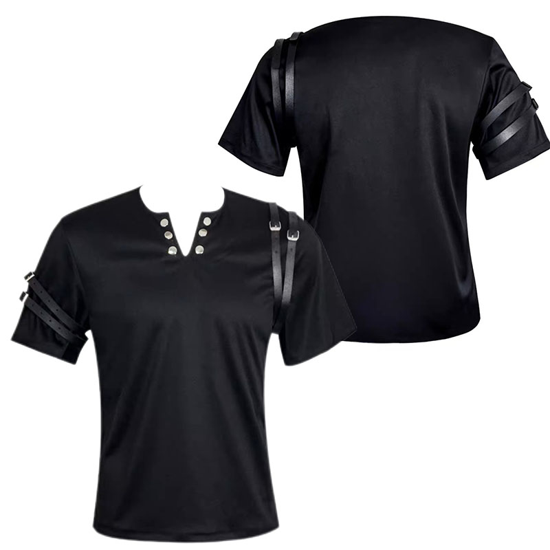 เสื้อยืดแขนสั้นสีดำ Michael Ja - Anime Merchandise Clothes บทวิจารณ์และราคา