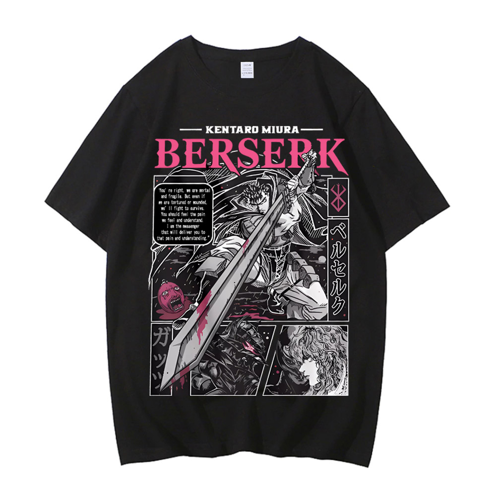 เสื้อยืดอนิเมะ Berserk ลายพิมพ - Anime Merchandise Store In Japan บทวิจารณ์และราคา