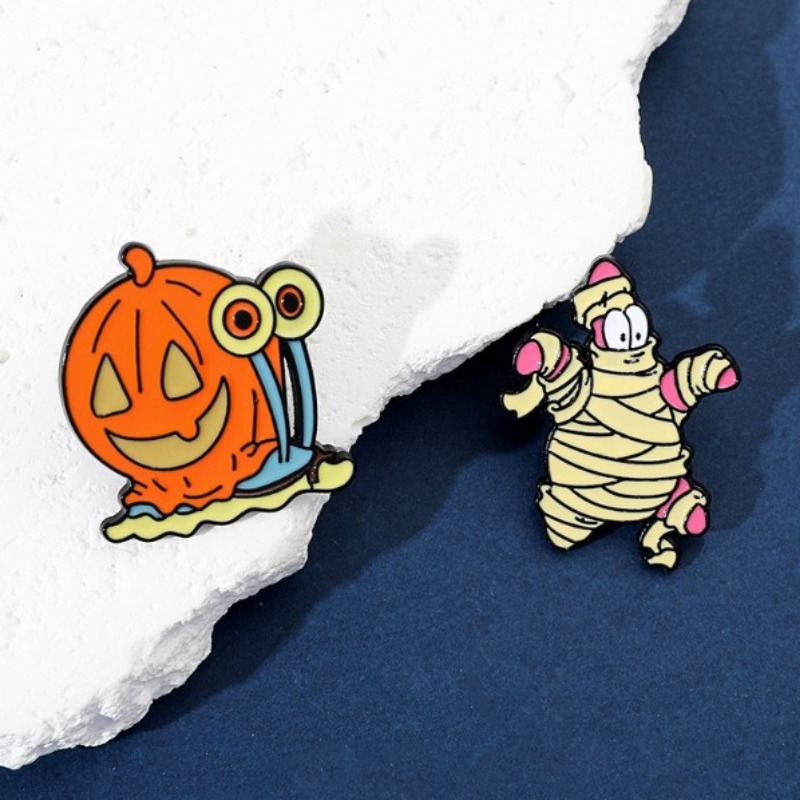 เข็มกลัดเคลือบลายสพันจ์บ็อบ สแ - Enamel Pin Set บทวิจารณ์และราคา