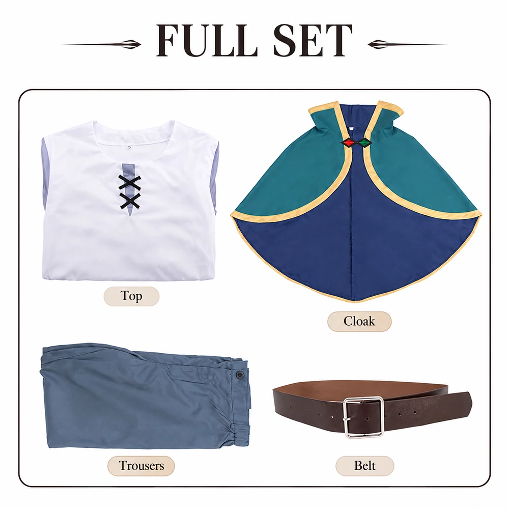 ชุดคอสเพลย์อนิเมะ KonoSuba คาซ - Anime Merchandise Men บทวิจารณ์และราคา