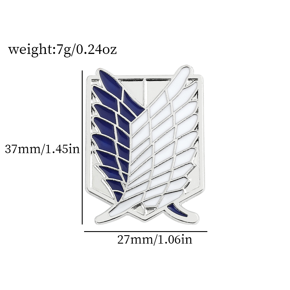 เข็มกลัดเคลือบลายอนิเมะ Attack - Enamel Pin Set บทวิจารณ์และราคา
