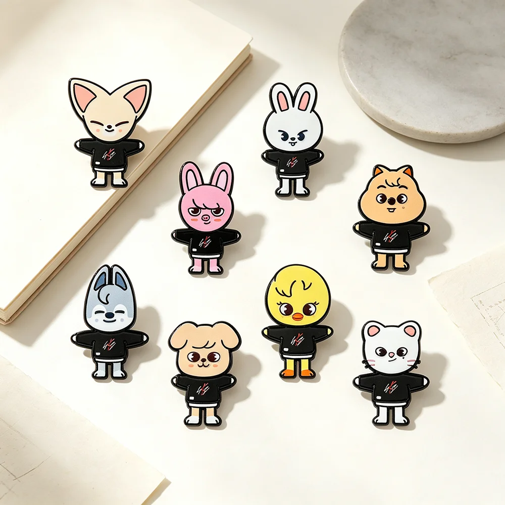 ชุดเข็มกลัดลายการ์ตูน KPOP 8 ช - Enamel Pin Set บทวิจารณ์และราคา