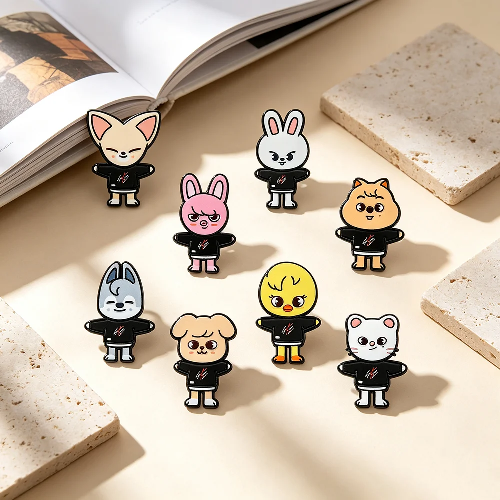 ชุดเข็มกลัดลายการ์ตูน KPOP 8 ช - Enamel Pin Set บทวิจารณ์และราคา