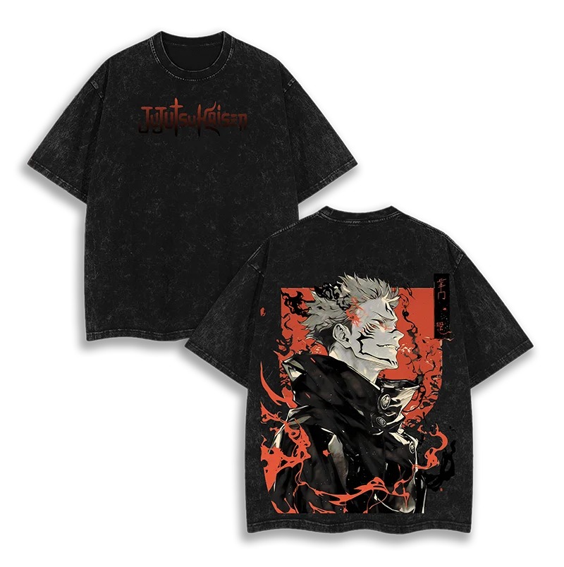 เสื้อยืดลายพิมพ์การต่อสู้เวทมน - Anime Merchandise For Women บทวิจารณ์และราคา